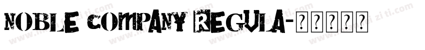 Noble Company Regula字体转换